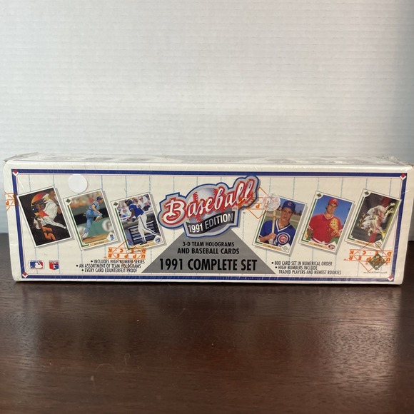Upper Deck Other - Upper Deck Baseball 1991 Edition Complete Box 3D Team Holograms & Baseball Cards